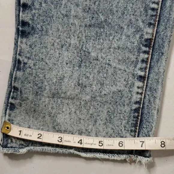 NWT POL  Y2K Distressed MidRise Ripped Straight Leg Jeans SzM W27 - Picture 10 of 10